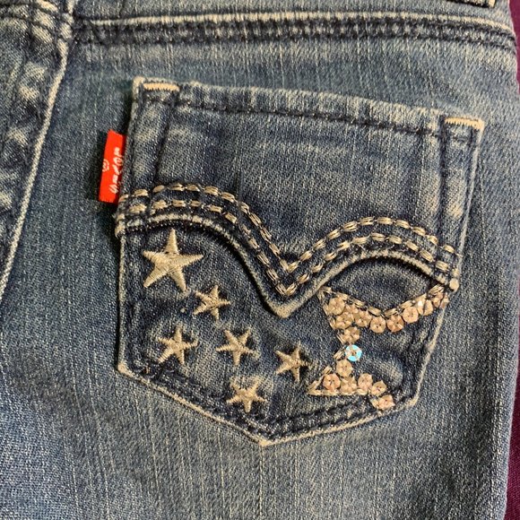 Levi's Jeans baby 18 months stars flare - Picture 6 of 8